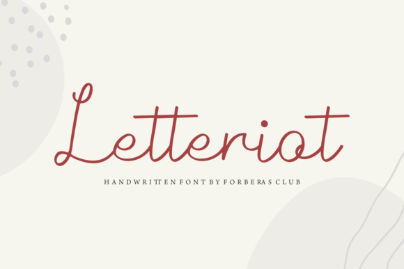 Letteriot Font