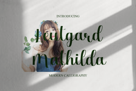 Leutgard Mathilda Font Poster 1