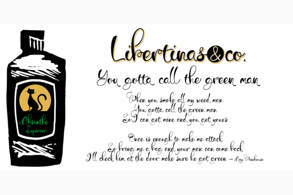 Libertinas Co Font Poster 4