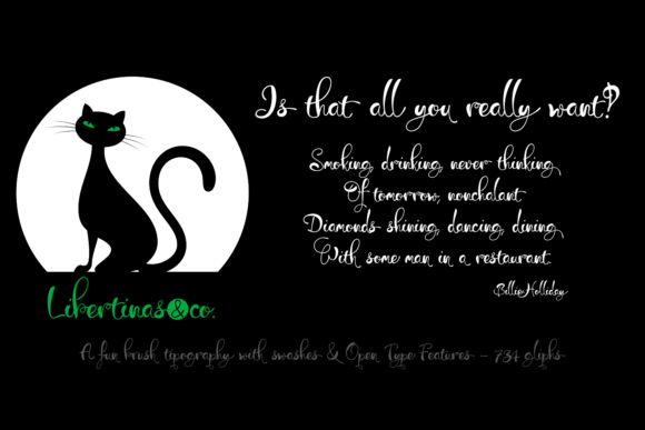 Libertinas Co Font Poster 5