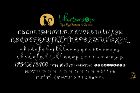 Libertinas Co Font Poster 8
