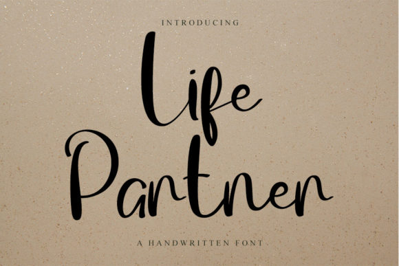 Life Partner Font Poster 1