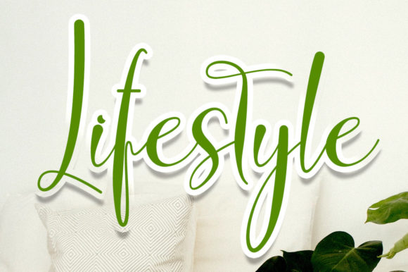 Lifestyle Font Poster 1