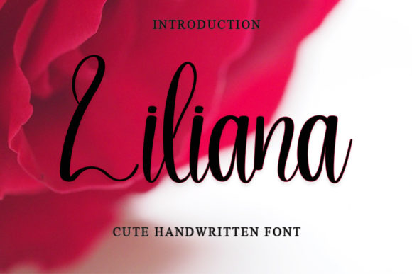 Liliana Font Poster 1