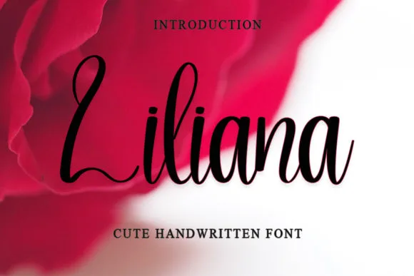 Liliana Font Liliana Font Poster 1