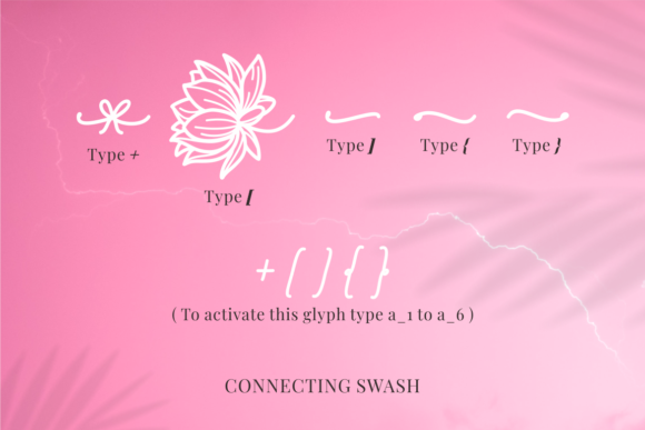 Lilya Birth Flower Font Poster 6