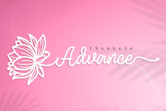 Lilya Birth Flower Font Poster 10