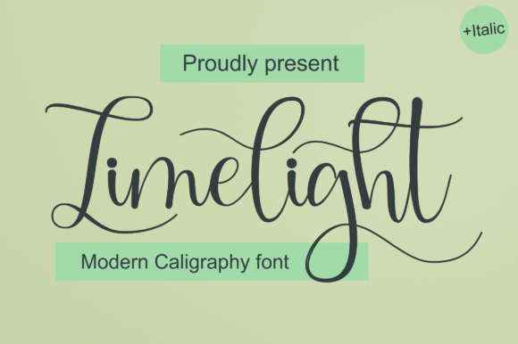 Limelight Font Limelight Font Poster 1