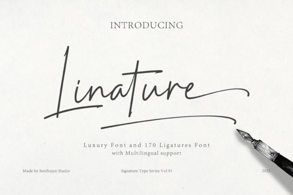 Linature Font Poster 1