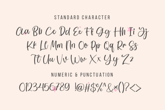 Lipstick Croffle Font Poster 5