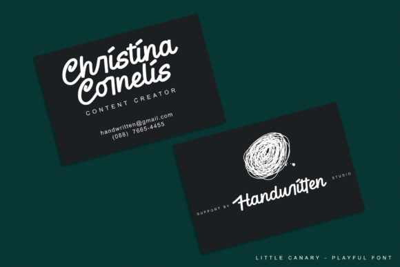 Little Canary Font Poster 7