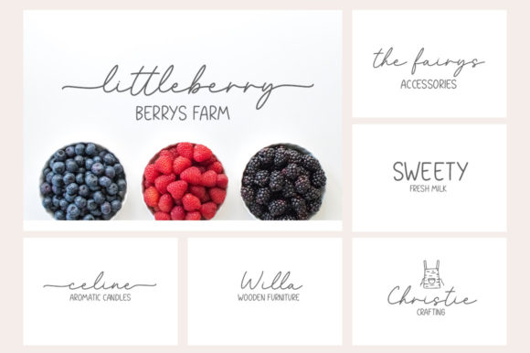 Little Farmhouse Font Poster 2