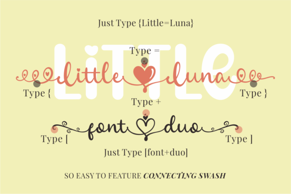 Little Luna Font Poster 2