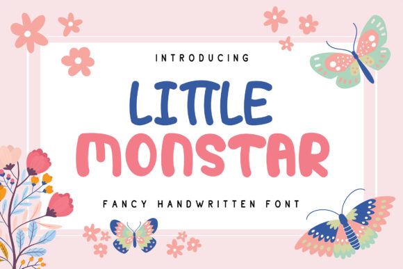 Little Monstar Font Poster 1