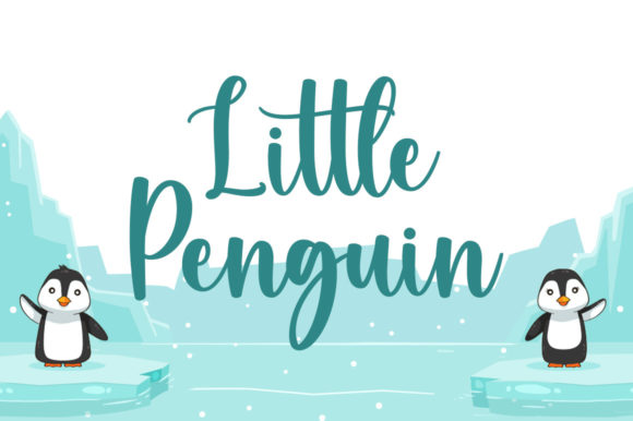 Little Penguin Font Poster 1