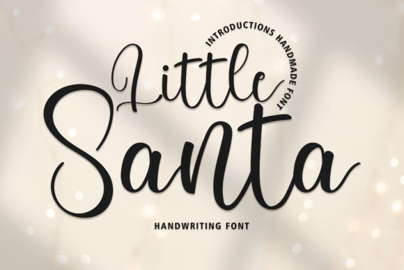 Little Santa Font Poster 1