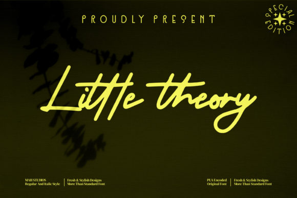 Little Theory Font Poster 1