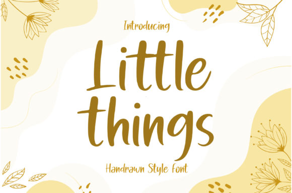 Little Things Font Poster 1