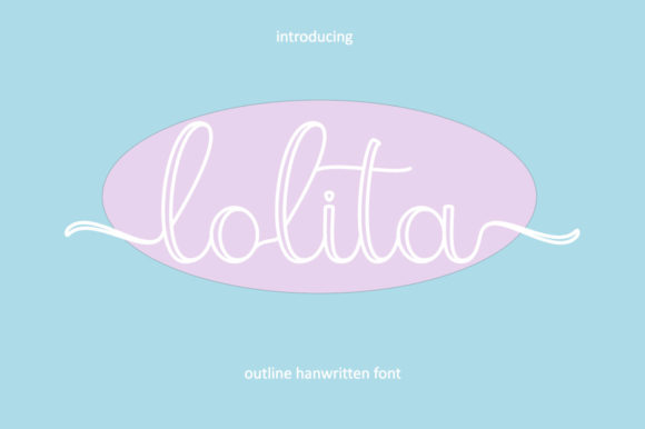 Lolita Font Poster 1