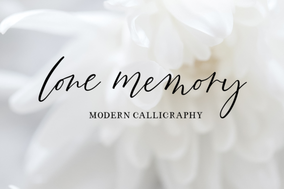 Lone Memory Font Poster 1