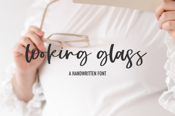 Looking Glass Script Font Poster 1