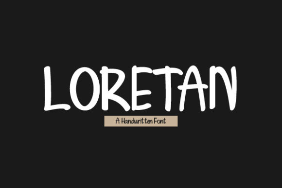 Loretan Font Poster 1