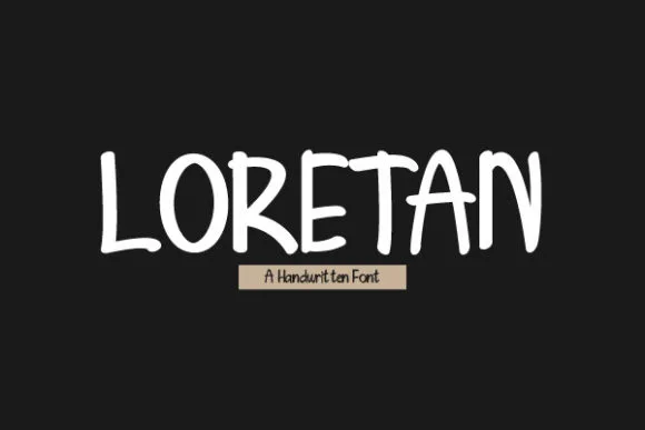 Loretan Font Loretan Font Poster 1