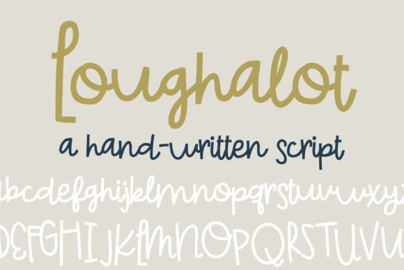 Loughalot Font Poster 1