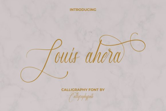 Louis Ahera Font Poster 1