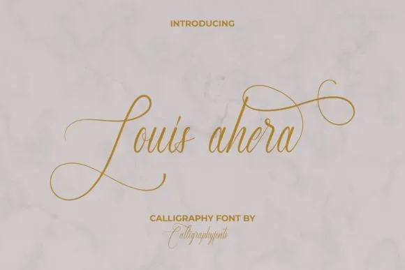 Louis Ahera Font Louis Ahera Font Poster 1