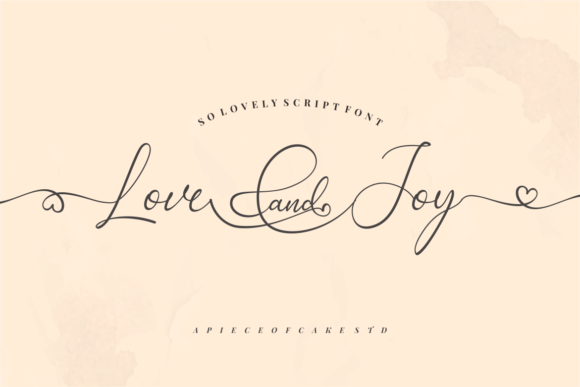 Love and Joy Font