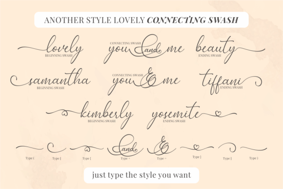 Love and Joy Font Poster 3