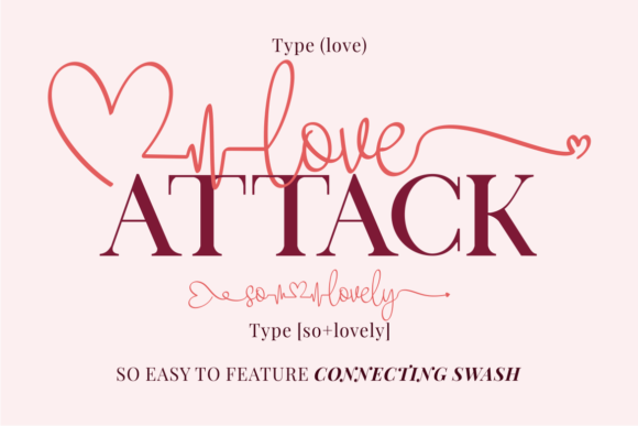 Love Attack Font Poster 2