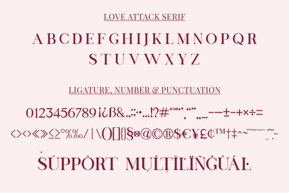 Love Attack Font Poster 4