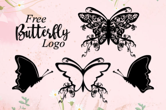 Love Butterfly Font Poster 17
