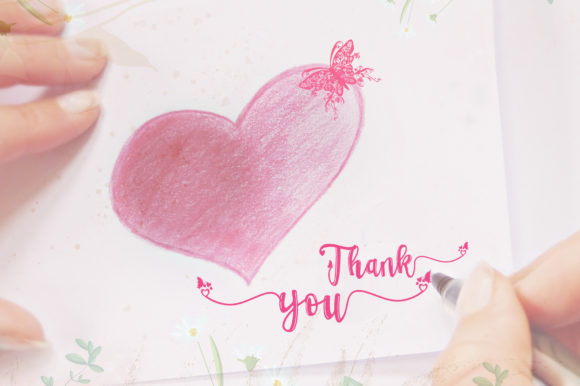 Love Butterfly Font Poster 18