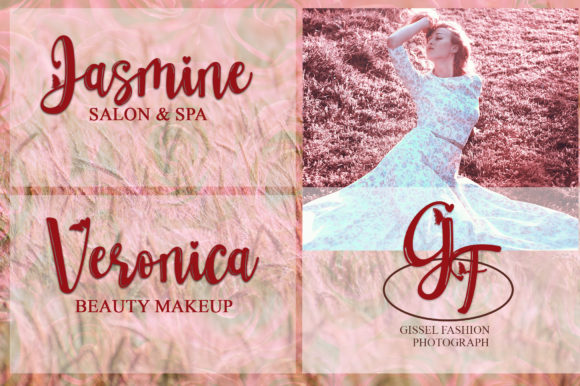 Love Butterfly Font Poster 3