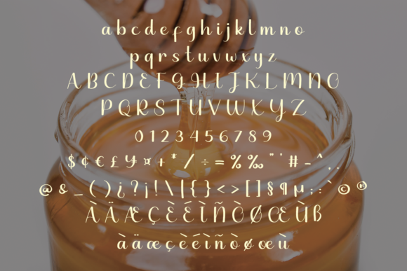 Love Honey Font Poster 4