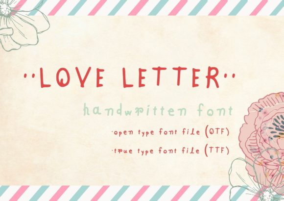 Love Letter Font Poster 1