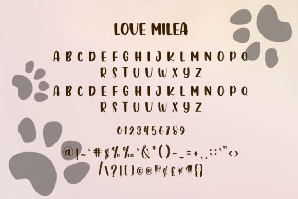 Love Millea Font Poster 6