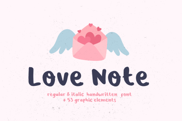 Love Note Font Poster 1