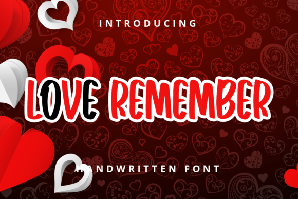 Love Remember Font