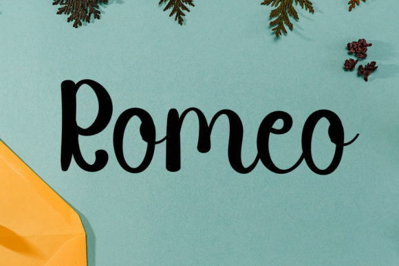 Love Story Font Poster 2