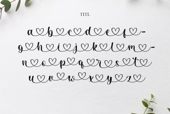 Love You Font Poster 11