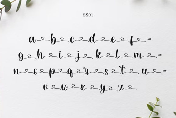 Love You Font Poster 12