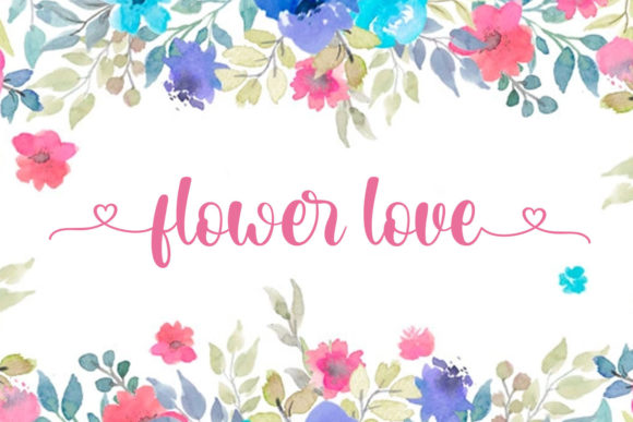 Love You Font Poster 8