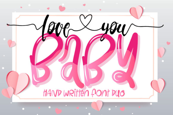 Love You Baby Font
