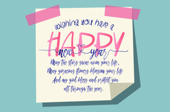 Love You Baby Font Poster 11