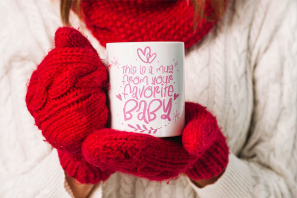 Love You Baby Font Poster 9