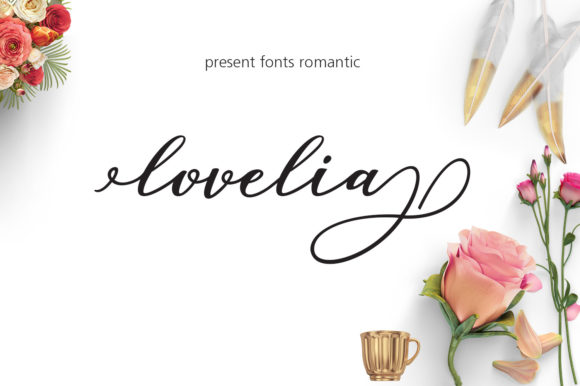 Lovelia Script Font Poster 1